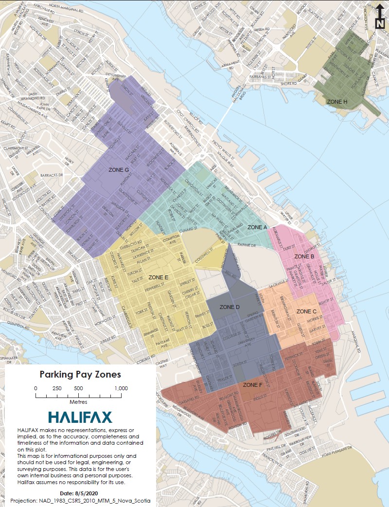 Onstreet parking municipal parking meters HotSpot app Halifax